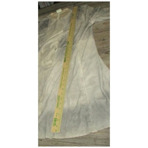 Vocal Grey Brown Faux Suede Lace Bell Slv Cardigan Jacket Size XL Fairy Grung - Picture 7 of 15